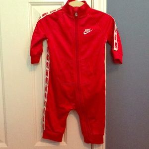 Dope Red Nike Baby Onesie
